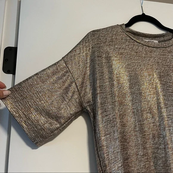 Koton | Shimmery Long Crop Tee Shirt - Picture 2 of 12